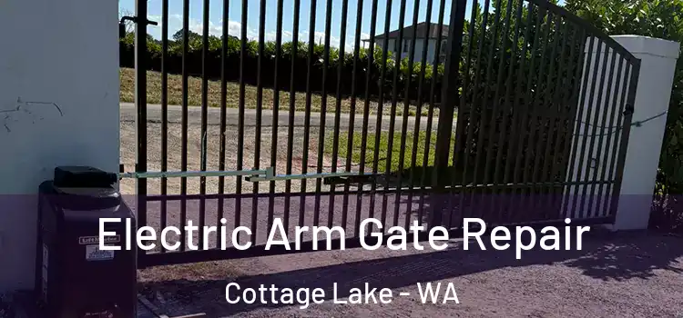 Electric Arm Gate Repair Cottage Lake - WA